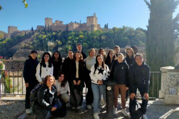 Estancia lingüística de 15 alumnos franceses del Instituto Notre Dame de Castres en Granada