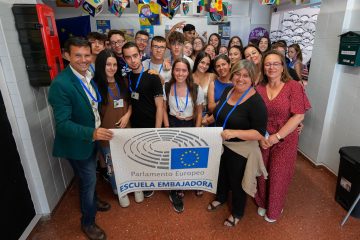 SEMANA DE LA UE – 9 de mayo: Radio en el IES, gymnaka con el Ayto y taller de elecciones parlamentarias