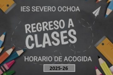 Horario de acogida del alumnado. Inicio del curso 2025-2026