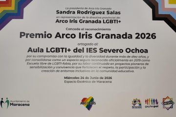 El IES Severo Ochoa fue premiado en la IV Gala de Premios Orgullo Granada+ Premio Arco Iris LGTBIQA+ 2026
