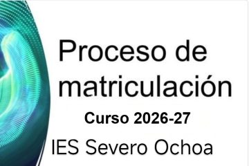 Matricula para la ESO y Bachillerato 2026-2027